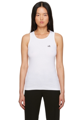 Ann Demeulemeester White Fonsin Tank Top