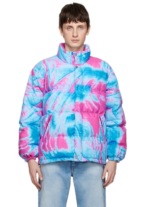 AGR Blue & Pink Embroidered Jacket