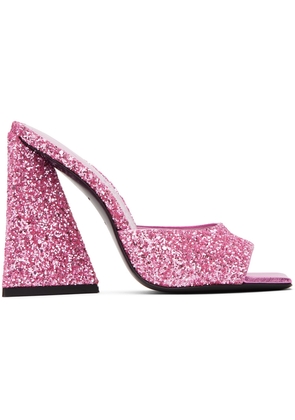 The Attico Pink Devon Mules