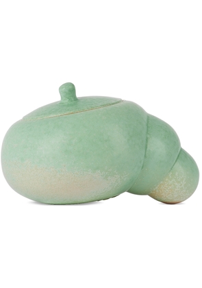 Daniel Cavey Green Small Rocking Jar