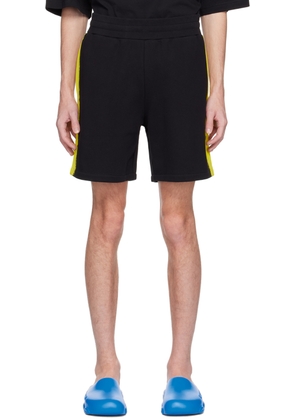 Moschino Black Paint Shorts