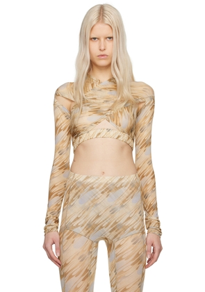 KNWLS SSENSE Exclusive Yellow Anti Cross Over Blouse