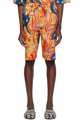 Marni Multicolor No Vacancy Inn Edition Shorts