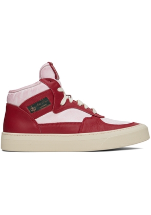 Rhude Red & White Cabriolets Sneakers