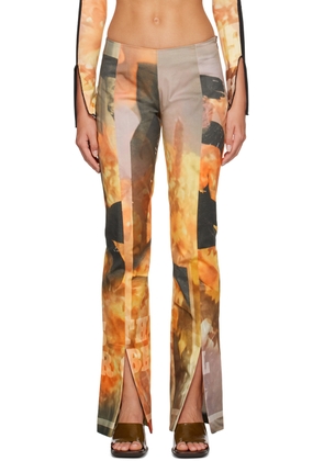 ELLISS Orange Sunflower Jeans