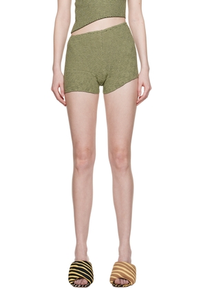 Isa Boulder Green Parallel Shorts