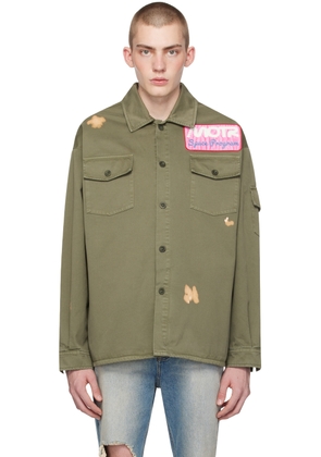 Members of the Rage Khaki Bleached Shirt