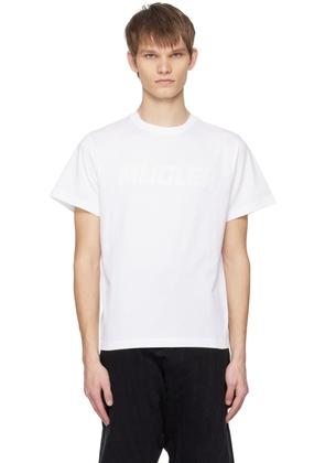Mugler White Bonded T-Shirt