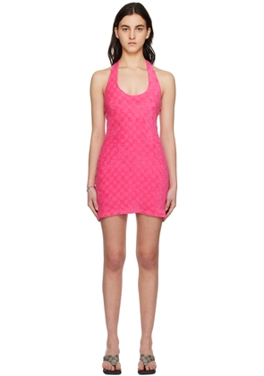 MISBHV Pink Towelling Minidress