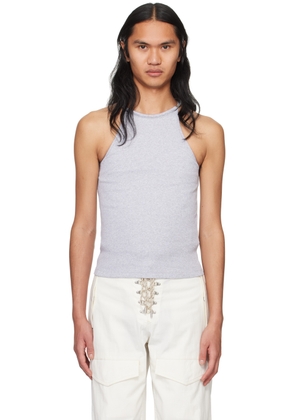 Dion Lee Gray Barball Tank Top