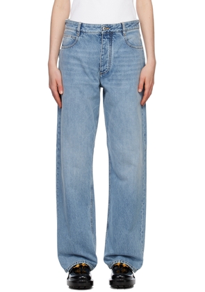 Bottega Veneta Blue Straight-Leg Jeans