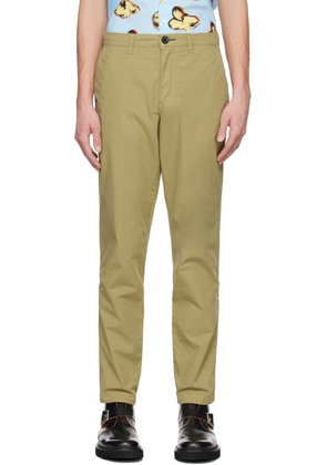 PS by Paul Smith Khaki Four-Pocket Trousers