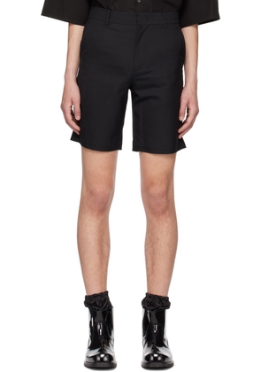 We11done Black Basic Shorts