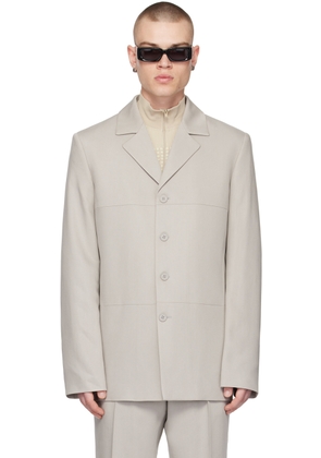 MISBHV Taupe Tailored Blazer