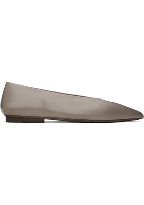 Marsèll Taupe Ago Ballerina Flats