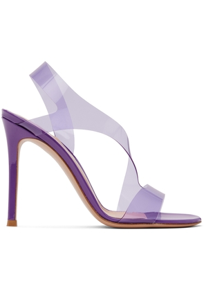 Gianvito Rossi Purple Metropolis 105 Heeled Sandals