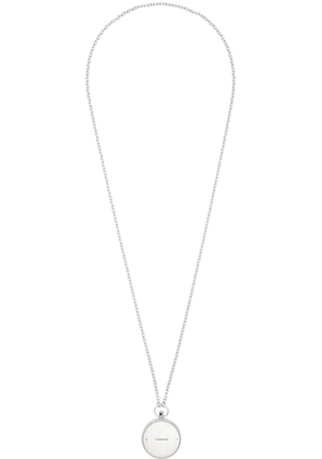 Numbering Silver #7729 Pocket Watch Necklace