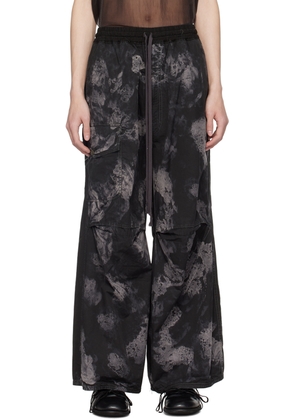 NICOLAS ANDREAS TARALIS Black Printed Trousers