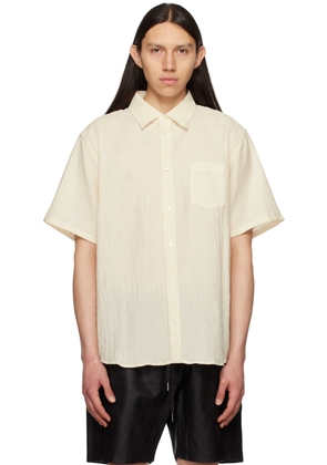 John Elliott Off-White Cloak Shirt