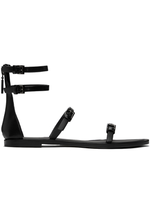 Max Mara Black Evegflat Sandals