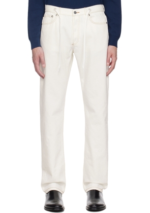 A. P.C. White Natacha Ramsay-Levi Edition Sureau Jeans