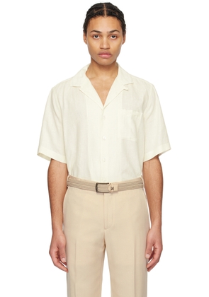 Lardini Off-White Patch Pocket Shirt