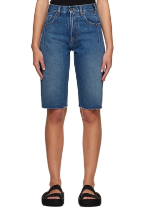 DARKPARK Navy Gina Denim Shorts