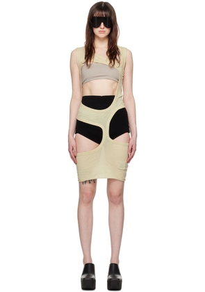 Rick Owens DRKSHDW Off-White Membrane III Minidress