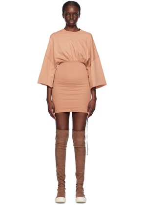 Rick Owens DRKSHDW Pink Tommy Minidress