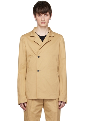 SAPIO Beige Double-Breasted Blazer