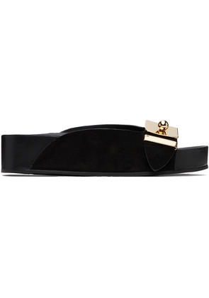 Lanvin Black Tinkle Sandals