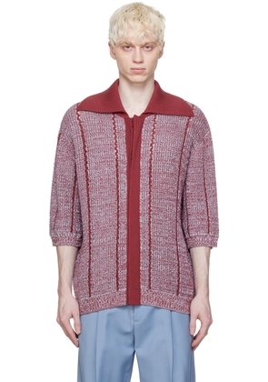 Lanvin Red Loose-Fitting Polo