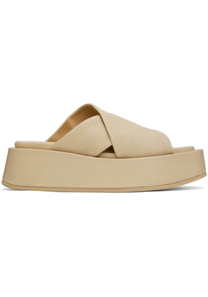 Marsèll Beige Platform Sandals