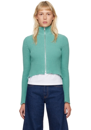 MM6 Maison Margiela Green Camionneur Sweater