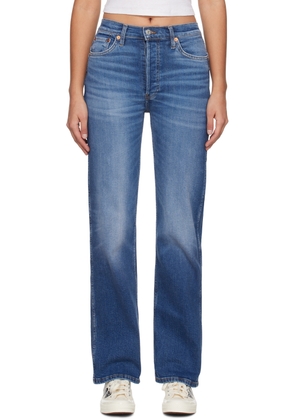 Re/Done Blue 90s High Rise Jeans