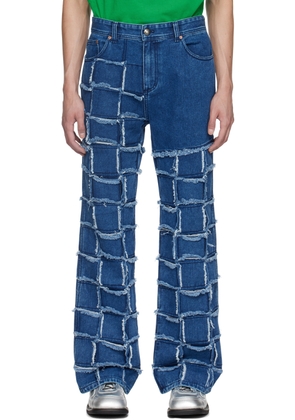 Andersson Bell Blue New Patchwork Jeans