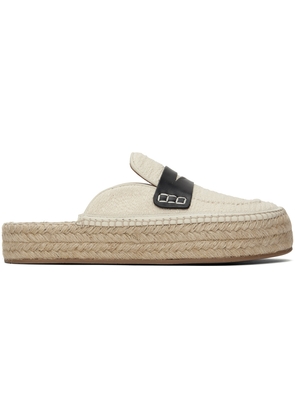 JW Anderson Beige Platform Espadrilles