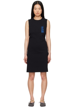 MM6 Maison Margiela Black Self-Tie Tank Top