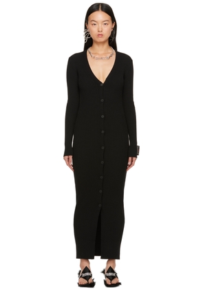 Jean Paul Gaultier Black Eiffel Tower Maxi Dress