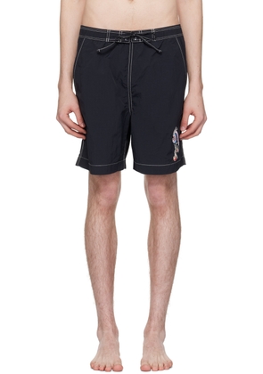 Isabel Marant Black Hydra Swim Shorts