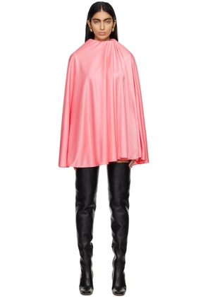 MARIE ADAM-LEENAERDT Pink Cape Blouse