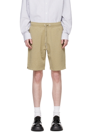 AMI Paris Green Vented Shorts