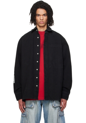 B1ARCHIVE Black Oversized Long Sleeve Shirt