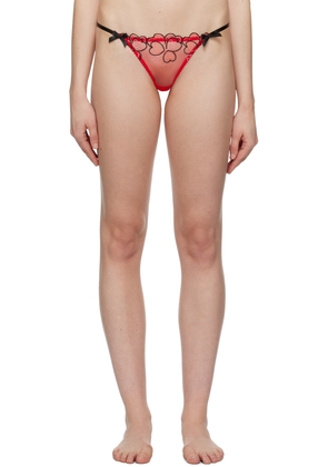 Agent Provocateur Red Maysie Thong