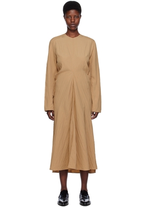 Studio Nicholson Tan Welles Midi Dress