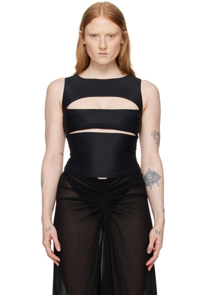 MISBHV Black Elena Tank Top