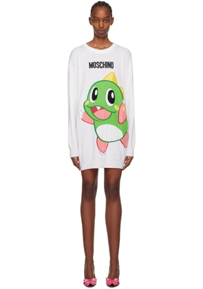 Moschino Off-White Puzzle Bobble Minidress