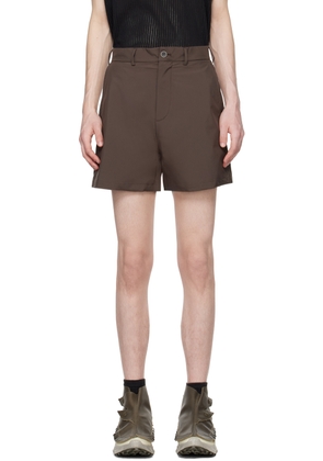 RANRA Brown Stufur Shorts