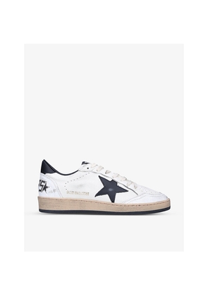 Womens Golden Goose Ball Star 10283 Leather Low-Top Trainers