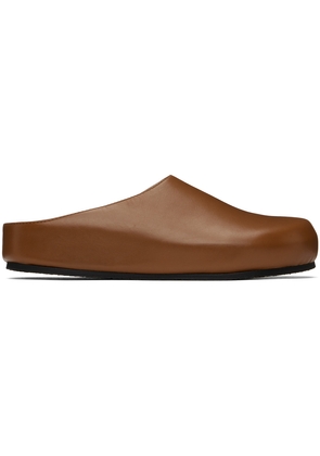 Studio Nicholson SSENSE Exclusive Brown Wearing Slip-On Loafers